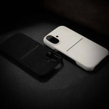 Card Pocket Sheepskin Leatherette iPhone Case-Exoticase-Exoticase