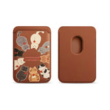 Cat Santuary MagSafe Phone Wallet-Exoticase-Brown 2-Exoticase