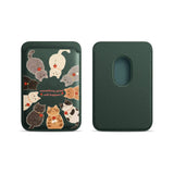 Cat Santuary MagSafe Phone Wallet-Exoticase-Green 2-Exoticase
