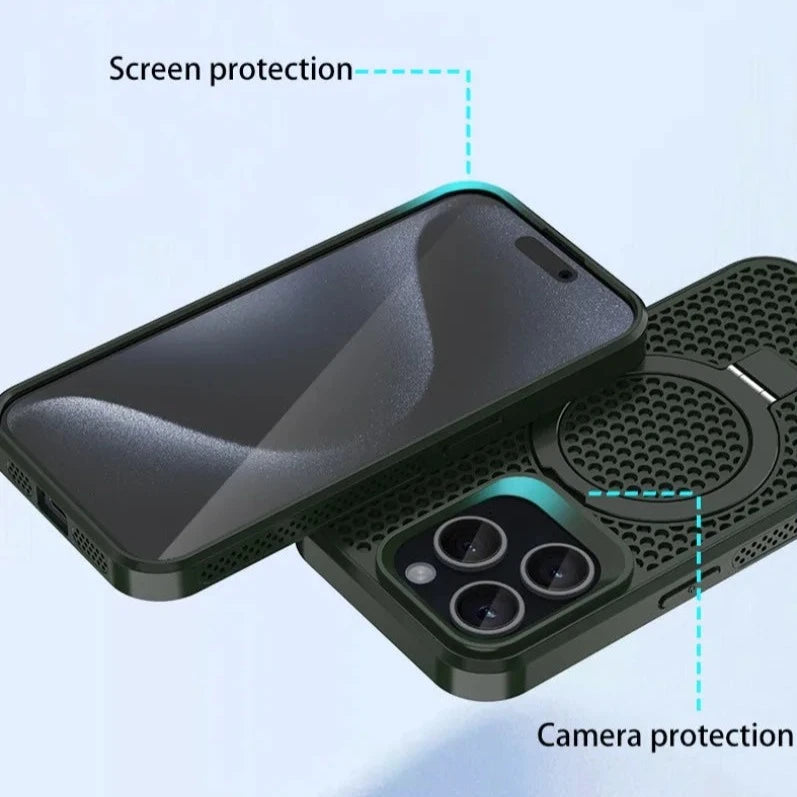 Cellular Mesh iPhone Case with Ring-Exoticase-Exoticase