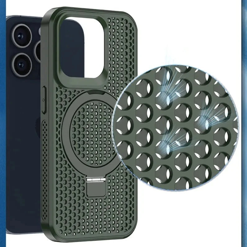 Cellular Mesh iPhone Case with Ring-Exoticase-Exoticase