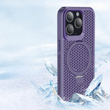 Cellular Mesh iPhone Case with Ring-Exoticase-For iPhone 15 Pro Max-Purple-Exoticase