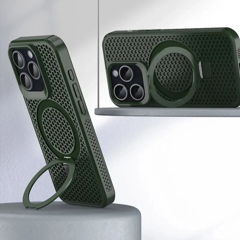 Cellular Mesh iPhone Case with Ring-Exoticase-Exoticase