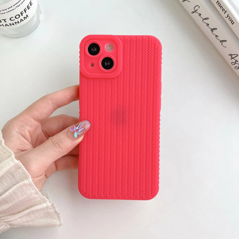 Chevron Sweater iPhone Case-Exoticase-For iPhone 15 Pro Max-Red-
