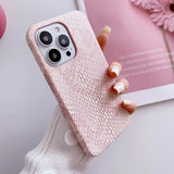 Chic Snakeskin Texture Apple iPhone Case-Exoticase-For iphone 14 Pro Max-Pink-