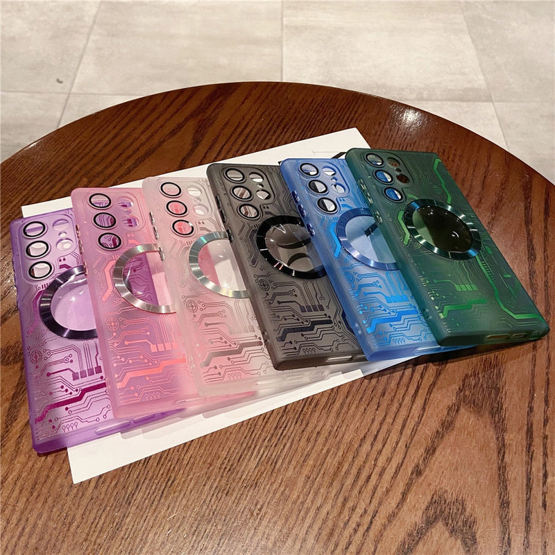 Circuit Board Wireless Charging Case for Samsung Galaxy-Exoticase-Exoticase