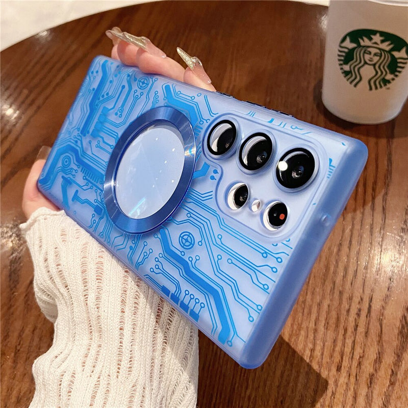 Circuit Board Wireless Charging Case for Samsung Galaxy-Exoticase-Exoticase