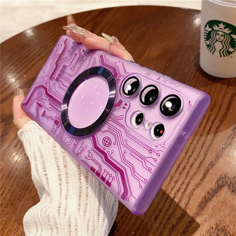 Circuit Board Wireless Charging Case for Samsung Galaxy-Exoticase-Exoticase
