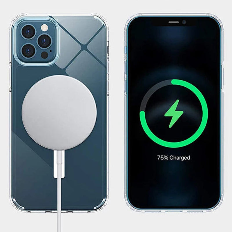 Classic Clear MagSafe iPhone Case With Leather Wallet-Exoticase-Exoticase