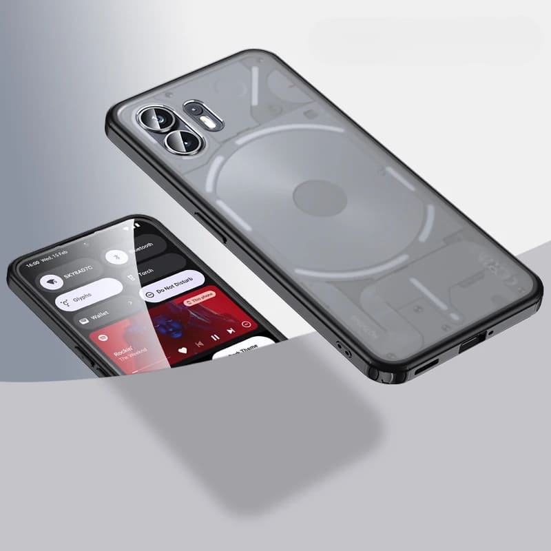 Classic MatteClear Magnetic Nothing Phone Case-Exoticase-Nothing Phone 2-Black-Exoticase