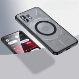 Classic MatteClear Magnetic Nothing Phone Case-Exoticase-Nothing Phone 2-Black Magnetic-Exoticase