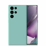 Classic Original Liquid Silicone Samsung Case-Exoticase-For Samsung Galaxy S24-Cyan-Exoticase