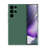 Classic Original Liquid Silicone Samsung Case-Exoticase-For Samsung Galaxy S24-Dark Green-Exoticase