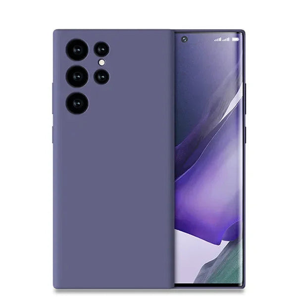 Classic Original Liquid Silicone Samsung Case-Exoticase-For Samsung Galaxy S24-Gray-Exoticase