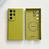 Classic Original Liquid Silicone Samsung Case-Exoticase-For Samsung Galaxy S26 Ultra-Avocado Green-Exoticase