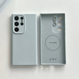 Classic Original Liquid Silicone Samsung Case-Exoticase-For Samsung Galaxy S26 Ultra-Light Blue-Exoticase