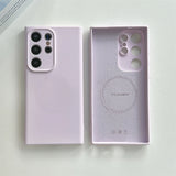 Classic Original Liquid Silicone Samsung Case-Exoticase-For Samsung Galaxy S26 Ultra-Light Purple-Exoticase