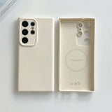 Classic Original Liquid Silicone Samsung Case-Exoticase-For Samsung Galaxy S26 Ultra-White-Exoticase