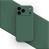 Classic Original Liquid Silicone iPhone Case-Exoticase-For iPhone 17 Pro Max-Dark Green-Exoticase