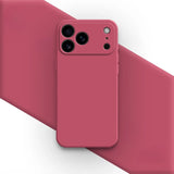 Classic Original Liquid Silicone iPhone Case-Exoticase-For iPhone 17 Pro Max-Red-Exoticase