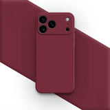 Classic Original Liquid Silicone iPhone Case-Exoticase-For iPhone 17 Pro Max-Wine Red-Exoticase