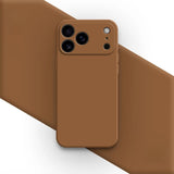 Classic Original Liquid Silicone iPhone Case-Exoticase-For iPhone 17 Pro Max-Brown-Exoticase