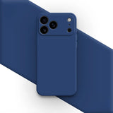 Classic Original Liquid Silicone iPhone Case-Exoticase-For iPhone 17 Pro Max-Navy Blue-Exoticase