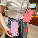 Classic Silicone Samsung Case with Crossbody Lanyard-Exoticase-Exoticase