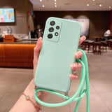 Classic Silicone Samsung Case with Crossbody Lanyard-Exoticase-Samsung S22 Ultra-Light Green-Exoticase