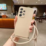 Classic Silicone Samsung Case with Crossbody Lanyard-Exoticase-Samsung S22 Ultra-Khaki-Exoticase