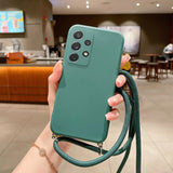 Classic Silicone Samsung Case with Crossbody Lanyard-Exoticase-Samsung S24 Ultra-Deep Green-Exoticase