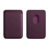 Classic iPhone Samsung Pixel OnePlus MagSafe Wallet-Exoticase-Leather Wallet-Dark Purple-Exoticase