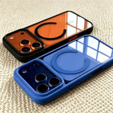 Clear Acrylic Soft Silicone MagSafe iPhone Case-Exoticase-Exoticase
