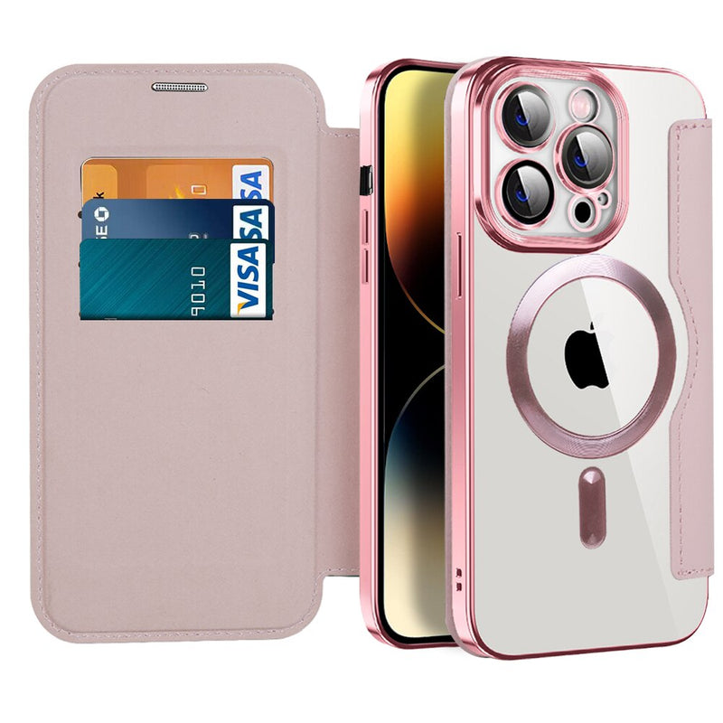 Clear Back MagSafe Wallet Apple iPhone Case-Exoticase-
