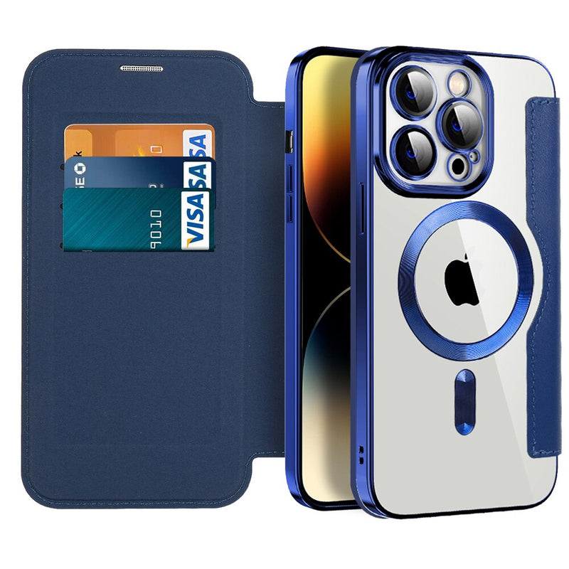 Clear Back MagSafe Wallet Apple iPhone Case-Exoticase-