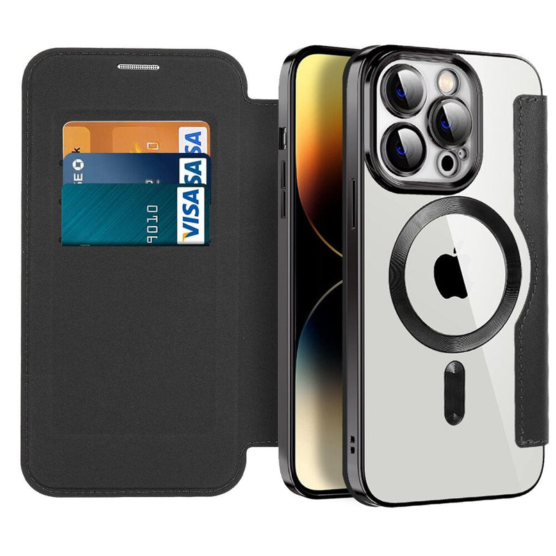 Clear Back MagSafe Wallet Apple iPhone Case-Exoticase-