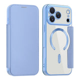 Clear Back MagSafe Wallet Apple iPhone Case-Exoticase-For iPhone 17 Pro Max-Sierra Blue-Exoticase