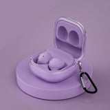 Clear Protective Cases for Samsung Galaxy Buds and Live-Exoticase-For Galaxy Buds 2 Pro-Transparent Purple-