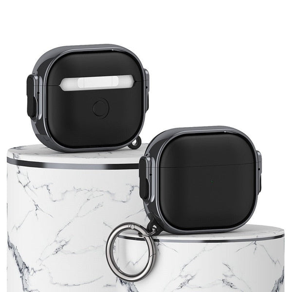 Clip Switch Plated AirPods Case-Exoticase-Black - Black-For AirPods Pro 2-