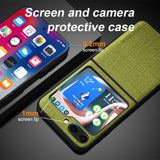 Cloth Texture Case for Samsung Galaxy Z Flip-Exoticase-Exoticase