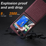 Cloth Texture Case for Samsung Galaxy Z Flip-Exoticase-Exoticase
