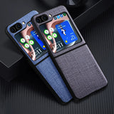 Cloth Texture Case for Samsung Galaxy Z Flip-Exoticase-Exoticase