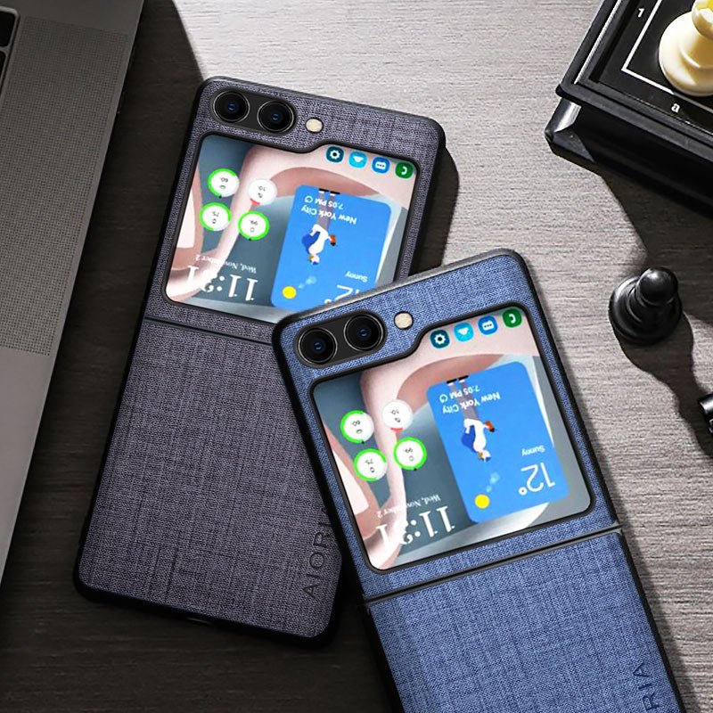 Cloth Texture Case for Samsung Galaxy Z Flip-Exoticase-