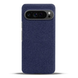 Cloth Texture Google Pixel Case-Exoticase-For Google Pixel 9 Pro-Blue-Exoticase