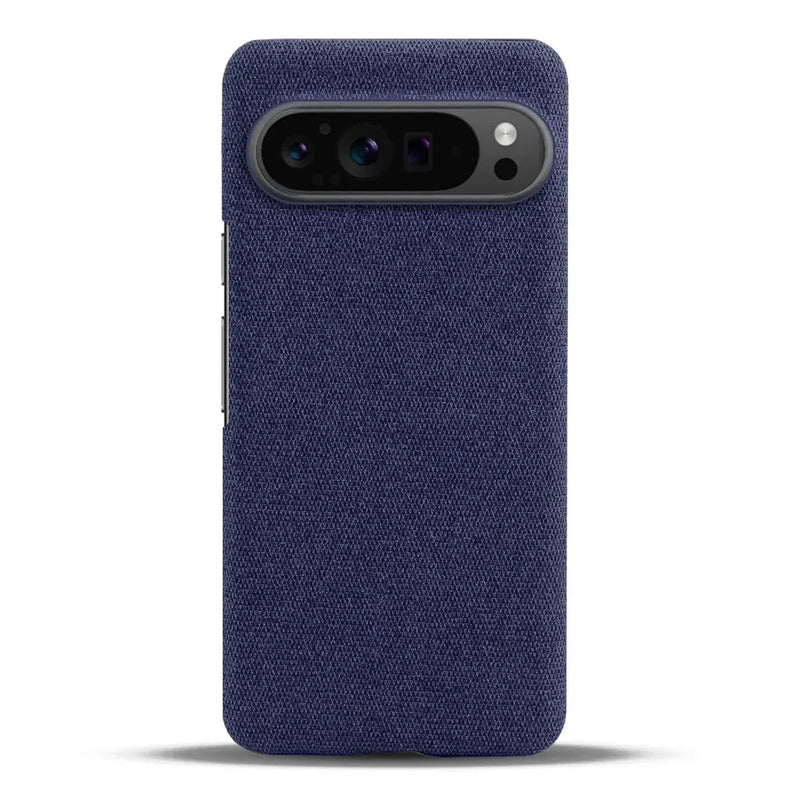 Cloth Texture Google Pixel Case-Exoticase-For Google Pixel 9 Pro-Blue-Exoticase