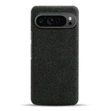 Cloth Texture Google Pixel Case-Exoticase-For Google Pixel 9 Pro-Black-Exoticase