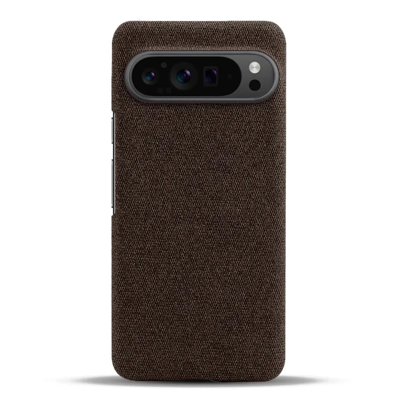 Cloth Texture Google Pixel Case-Exoticase-For Google Pixel 9 Pro-Auburn-Exoticase