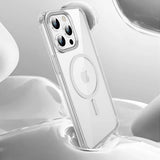 Color Accents Translucent Back Soft Apple iPhone Case-Exoticase-For iPhone 15 Pro Max-White-