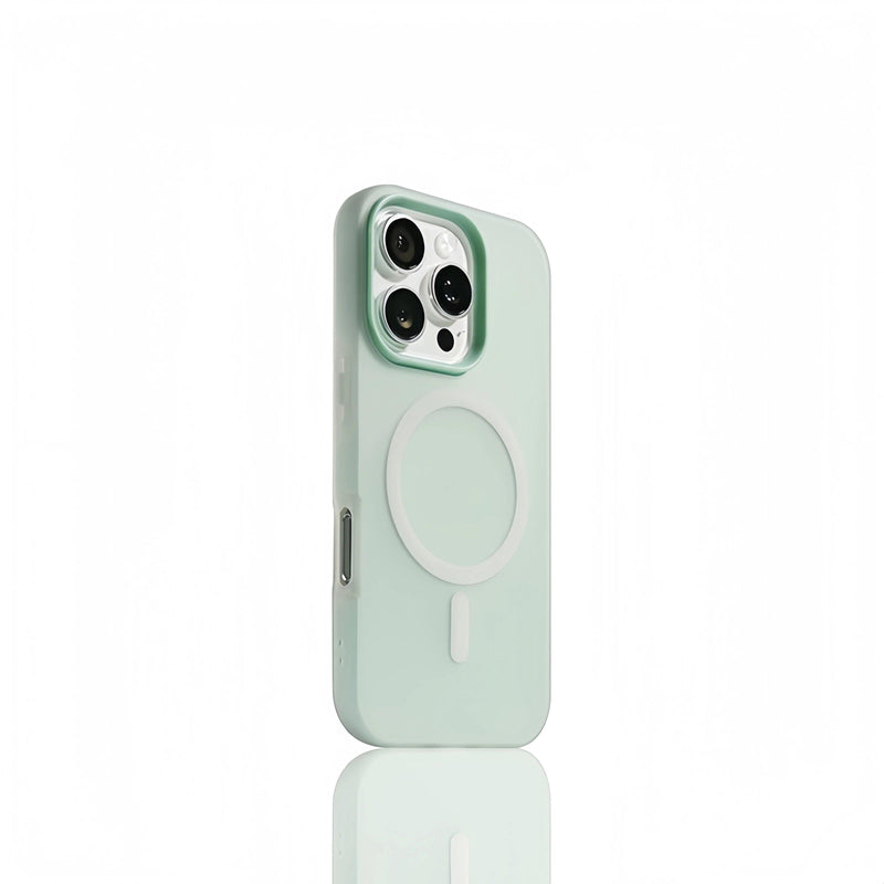 ColorPop Pastel Jelly MagSafe iPhone Case-Exoticase-iPhone 16 Pro Max-Mint Blue-Exoticase