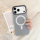 ColorPop Pastel Jelly MagSafe iPhone Case-Exoticase-iPhone 17 Pro Max-Black-Exoticase